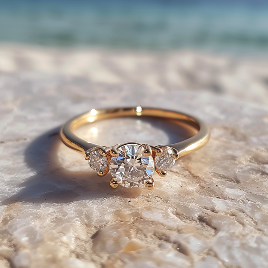 10K WHITE GOLD 1.50 CARAT WOMENS REAL DIAMOND ENGAGEMENT RING WEDDING –  Gold Miner Jewelry